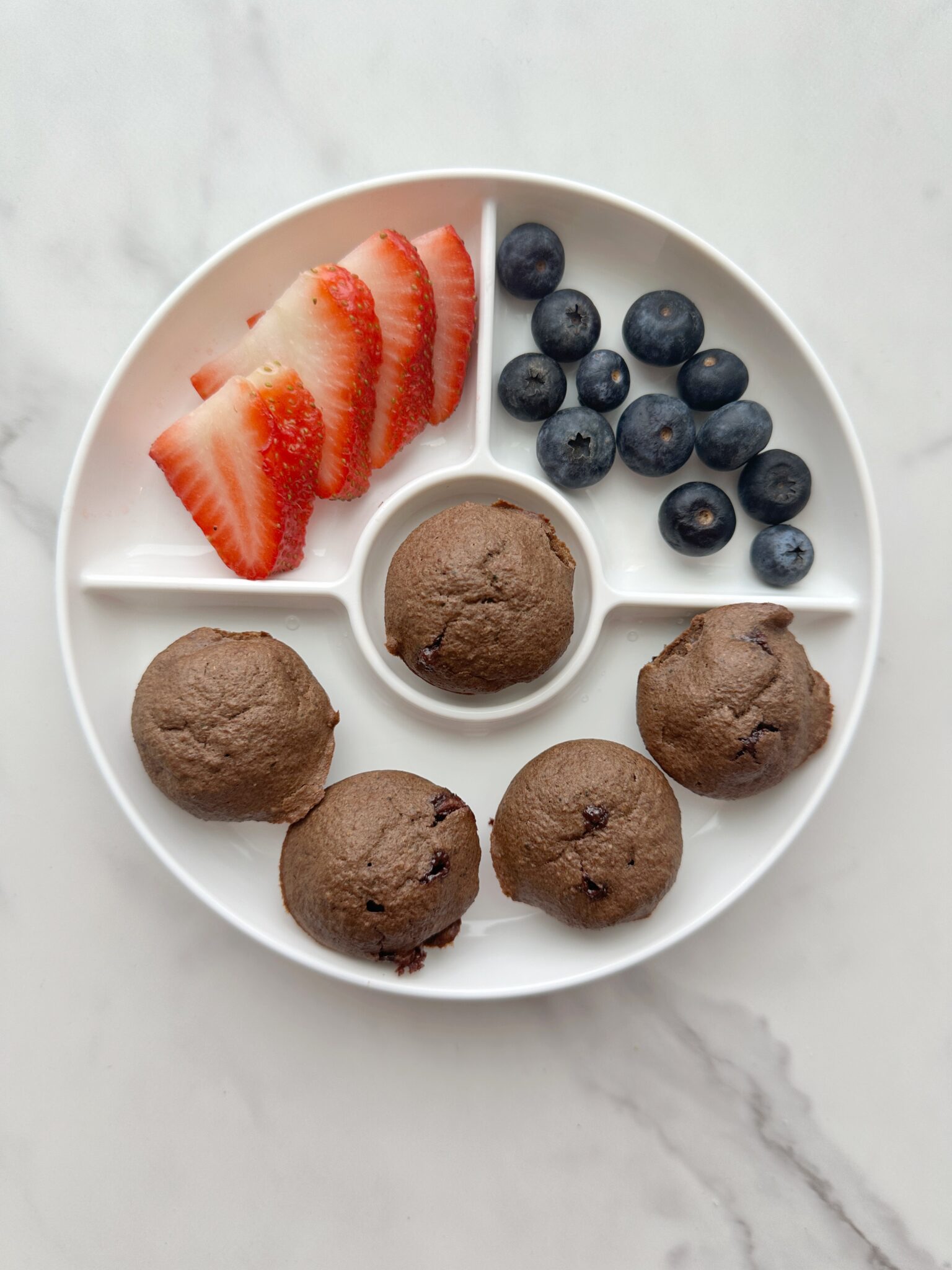 Chocolate Veggie Muffins - reallittlemeals.com