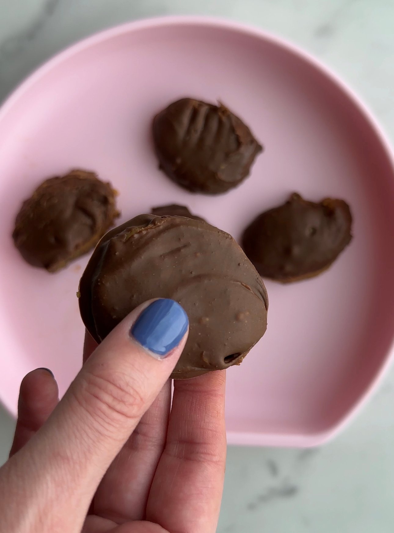 Peanut Butter Chocolate Eggs