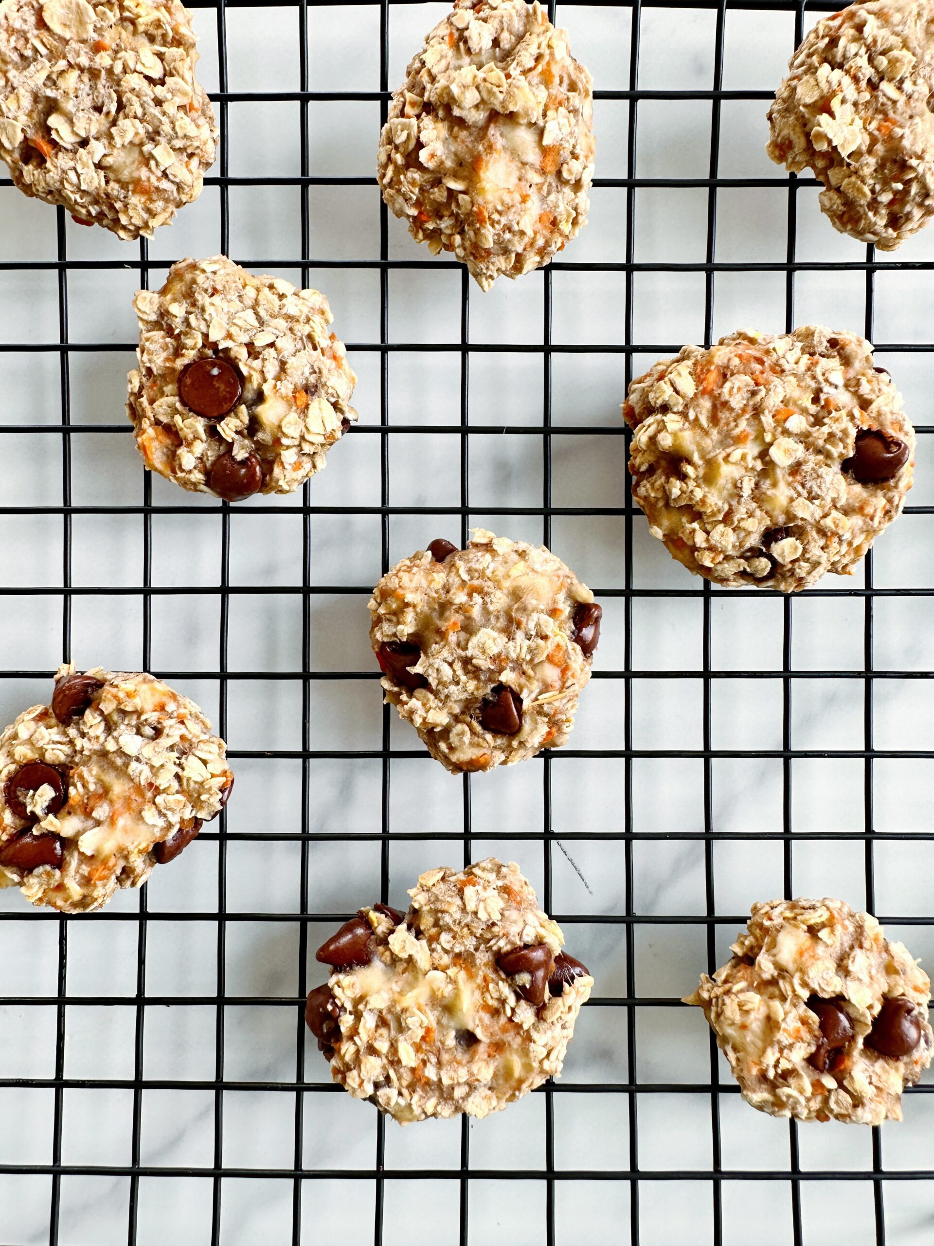 Banana Carrot Oat Cookies