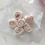Several sandwich roll ups in a ziploc bag