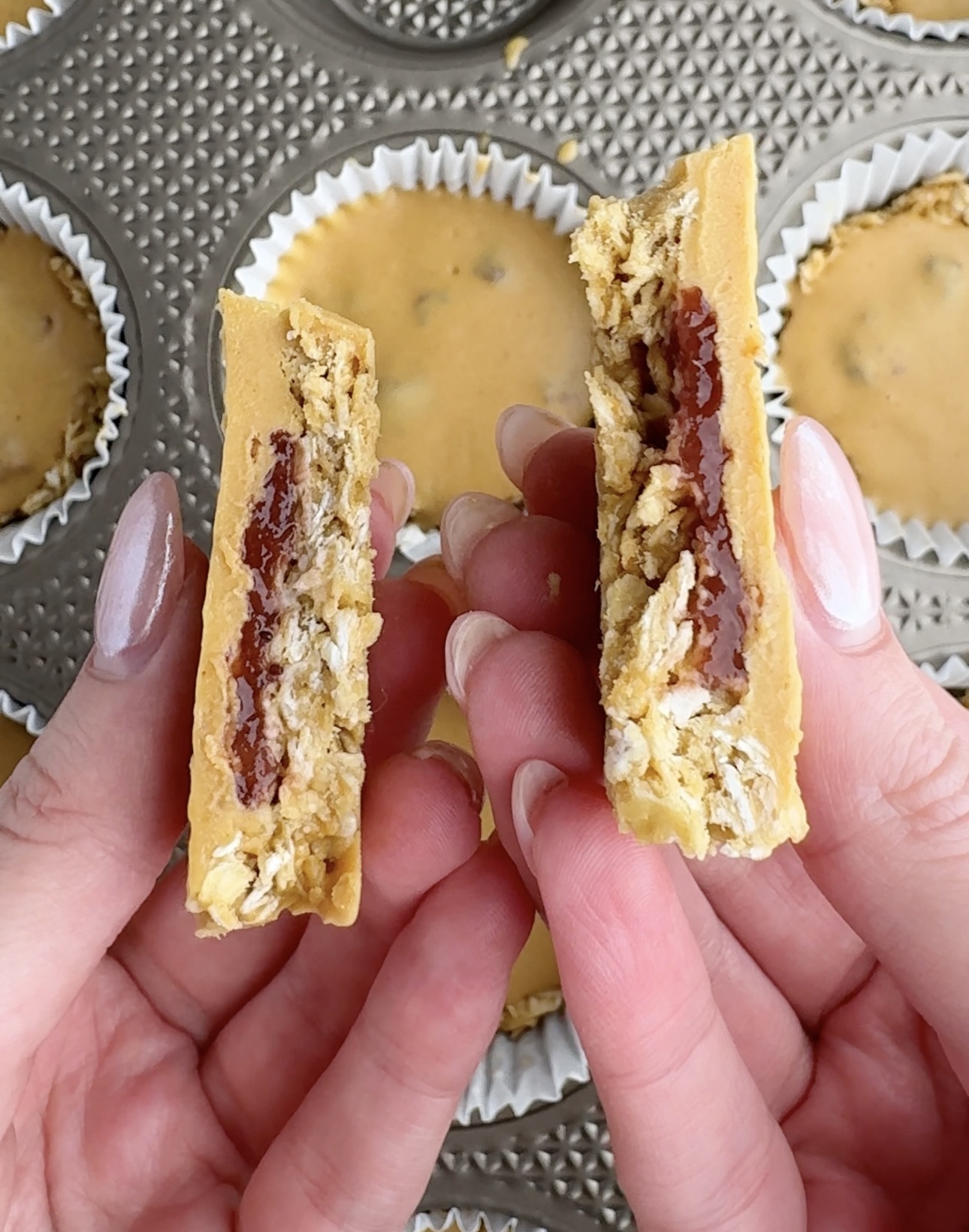 Pb+J Oat Cups - Real Little Meals