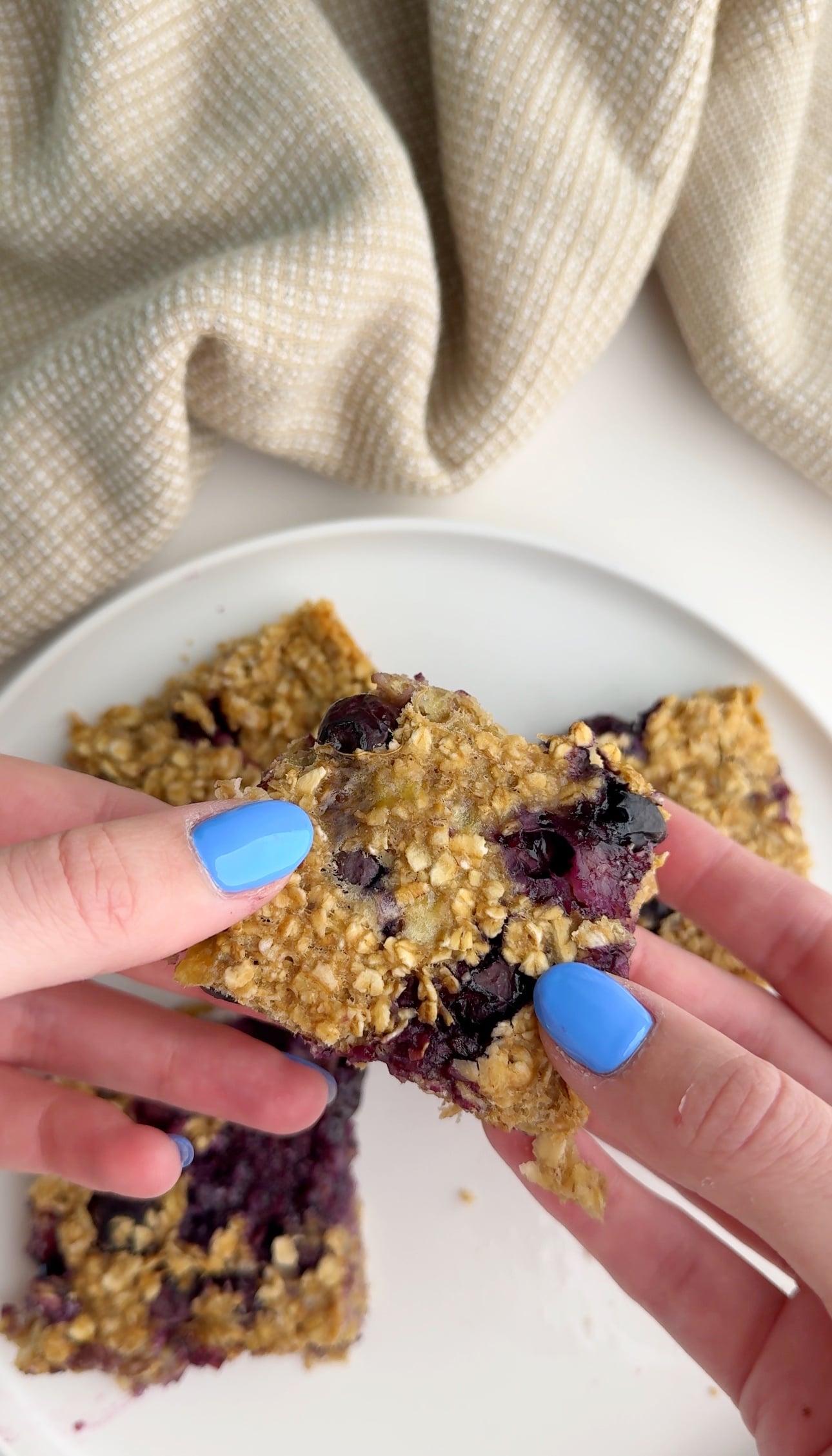 Blueberry Oat Bars