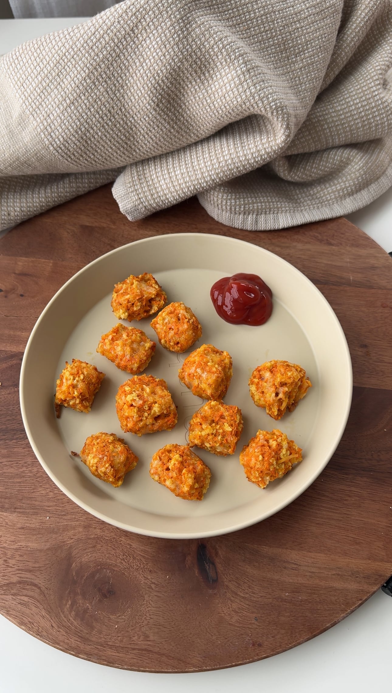 Cheesy Carrot Tots
