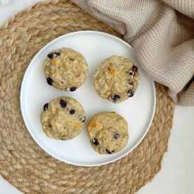 Blueberry banana muffins for toddlers
