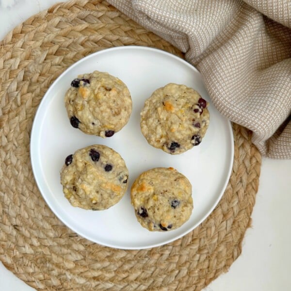 Blueberry banana muffins for toddlers