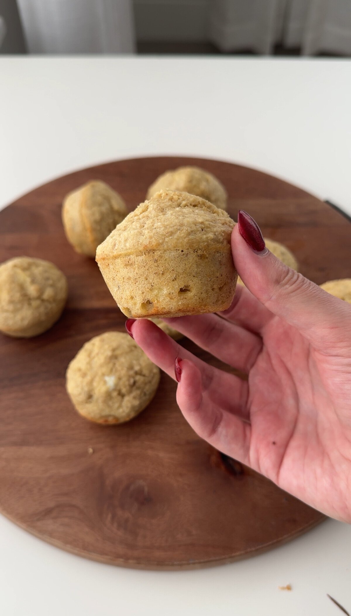 Easy protein banana muffins